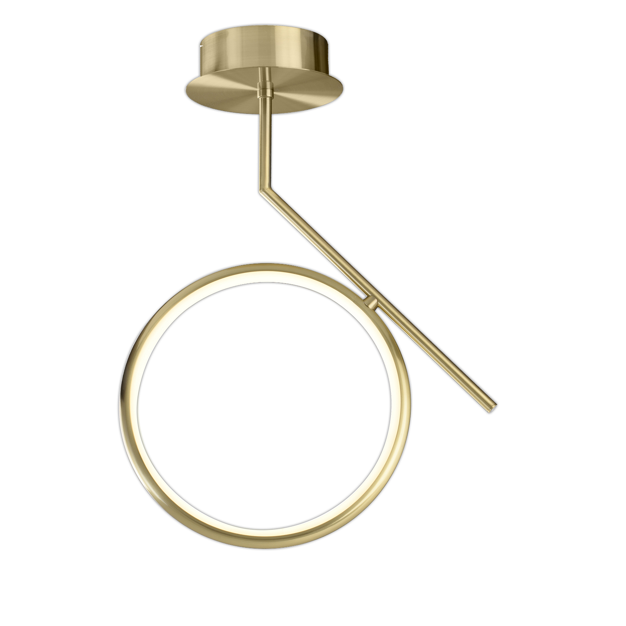 M6584  Olimpia Ceiling 20W LED Satin Gold